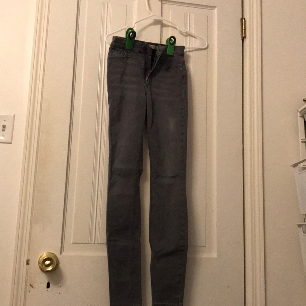 Joe’s Jeans. Grey. Skinny. High rise
